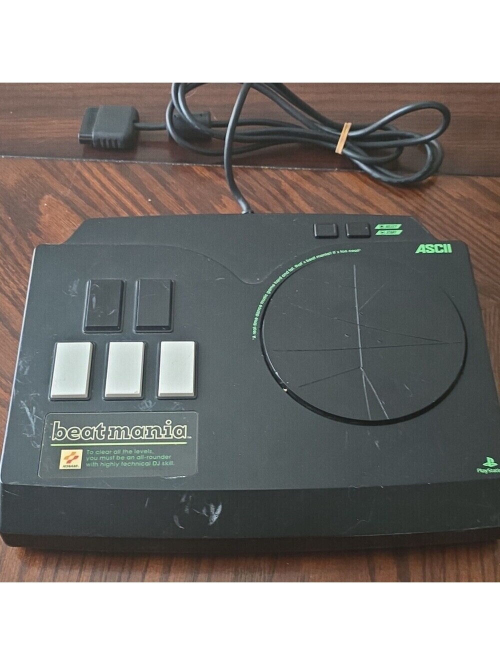 ASCII Beatmania Controller for PlayStation - Vintage DJ Gamepad